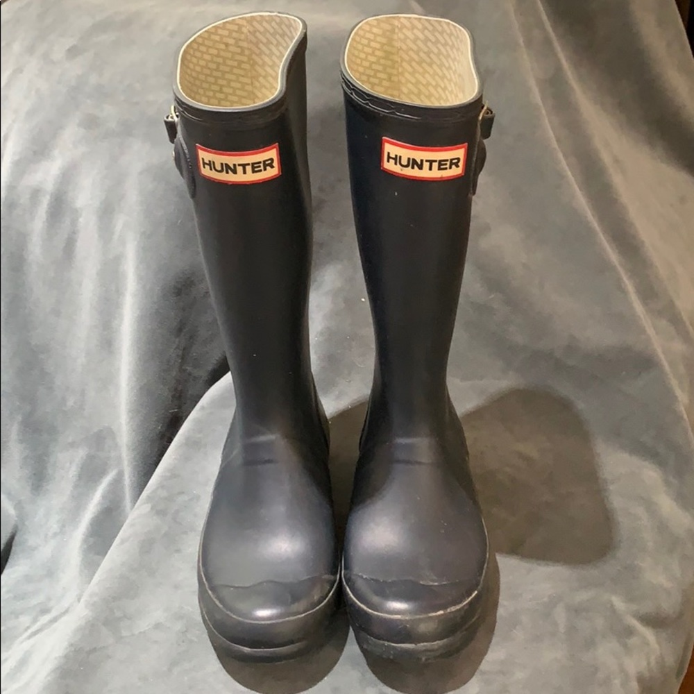 Kids Navy Hunter Rainboots (2M/3F)